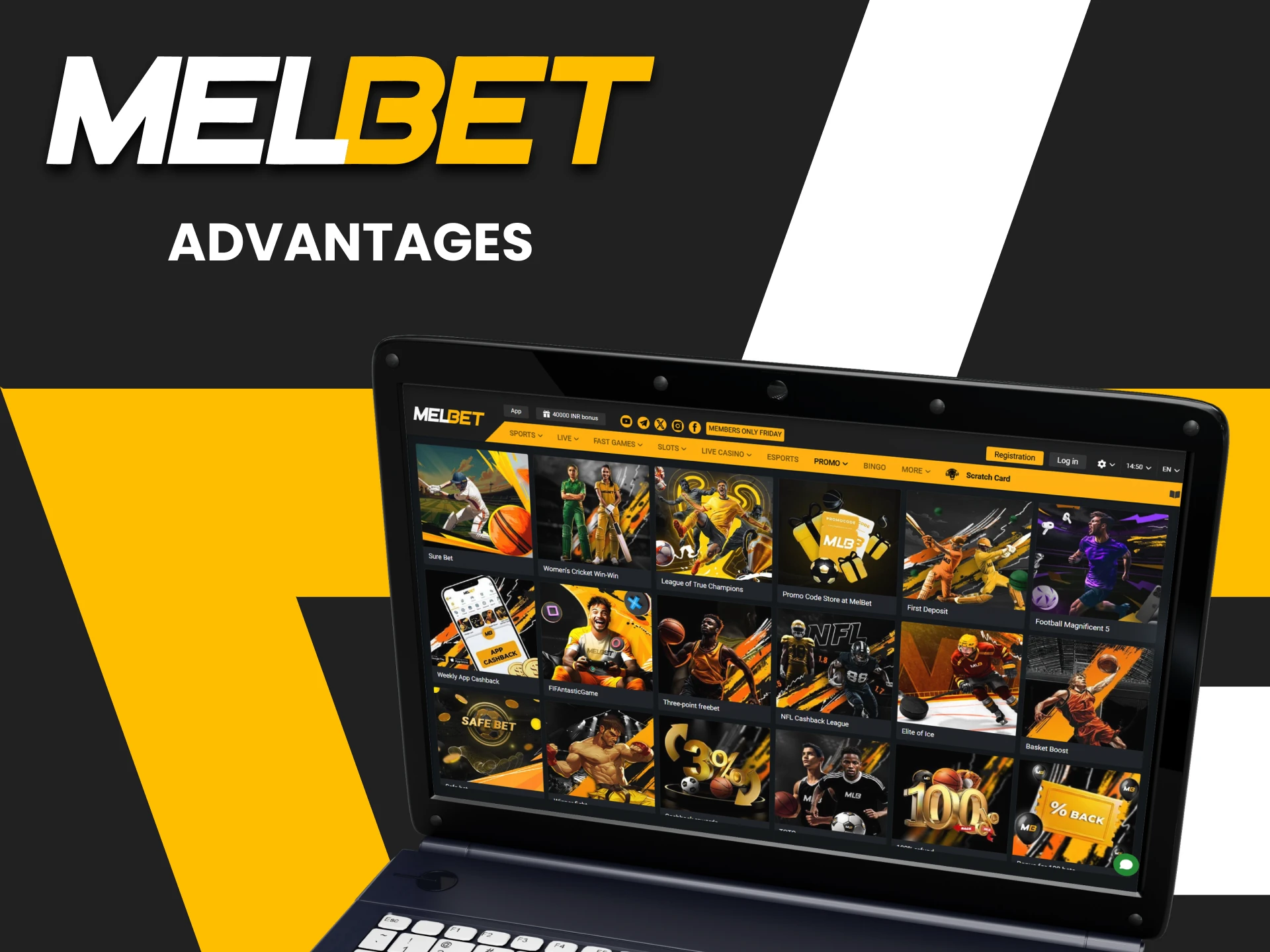 We will tell you about the advantages of betting on cricket from Melbet.